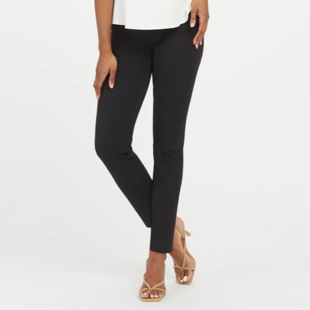 NWT SPANX - On-the-Go Ankle Slim Straight Pant - Black